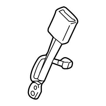 GM 85109479 BUCKLE KIT-F/SEAT BELT *LT TITANIUM