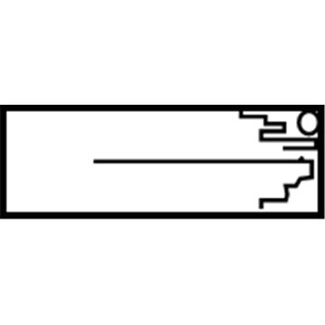Toyota 74596-02010 Air Bag Label