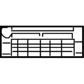 Lexus 42661-48263 Label, Tire Pressure Information