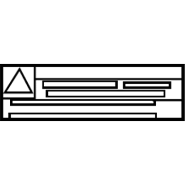 Lexus G9118-47020 Label, Electric Vehicle Emission Control Information