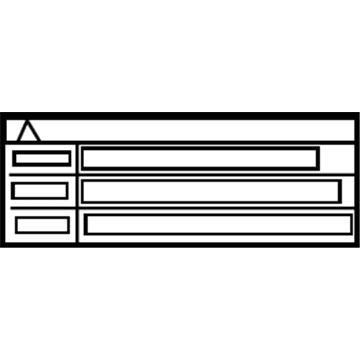 Lexus 88723-03010 Label, Caution