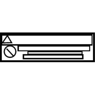Lexus G9279-47040 Label, Battery Caution