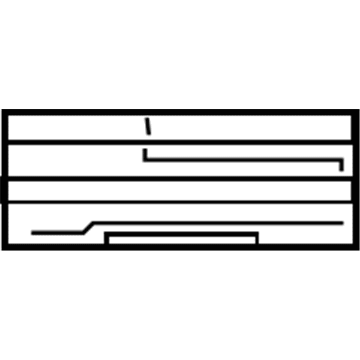 Lexus 58879-48010 Label, Console Door Lock Caution