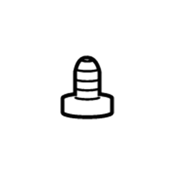 GM 13243056 Door Weatherstrip Rear Clip