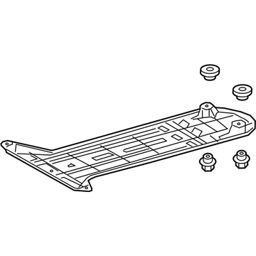 Lexus 51442-24030 Engine Under Cover, No.2