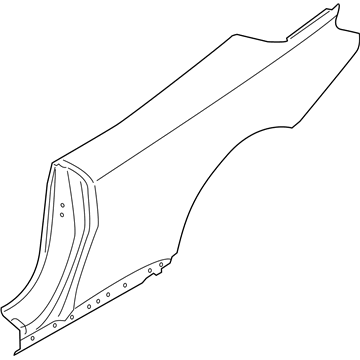 BMW 41-21-7-347-311 Left Rear Side Panel