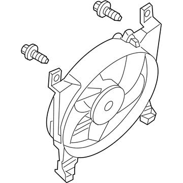 Nissan 92120-9GA0A Fan And Motor Assembly CONDENSOR