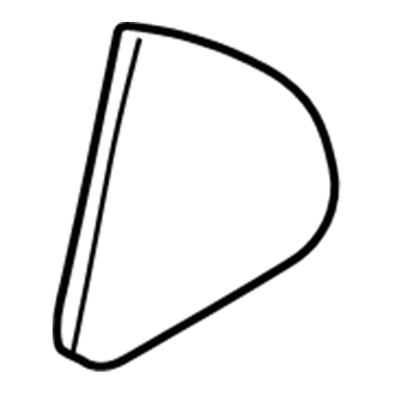 Lexus 68123-33030 Glass, Rear Door Quarter Window, RH