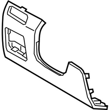 Hyundai 84750-B1000-RRY Panel Assembly-Crash Pad Lower, LH