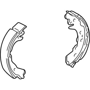 Toyota 04495-52040 Rear Shoes