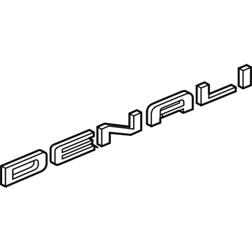 GM 23400376 Nameplate