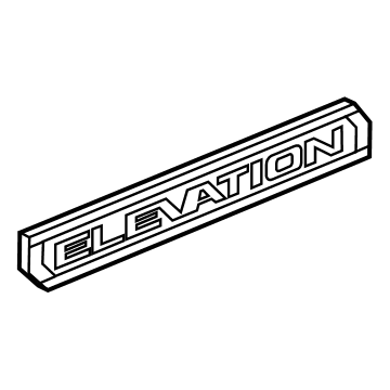 GM 84682639 Nameplate