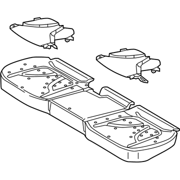 Ford FA1Z-58632A22-P Seat Cushion Pad