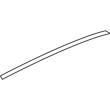 Hyundai 86382-G2000 Black Tape-Rear Door Frame Upper, LH