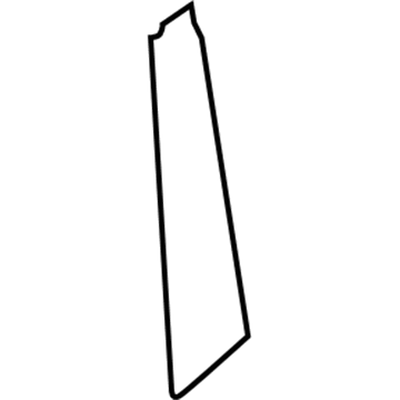Hyundai 86381-G2000 Black Tape-Rear Door Front, LH