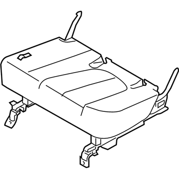 Kia 891001D310463 Cushion Assembly-Rear Seat
