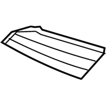 Hyundai 86561-3N700 Front Bumper Side Grille, Left
