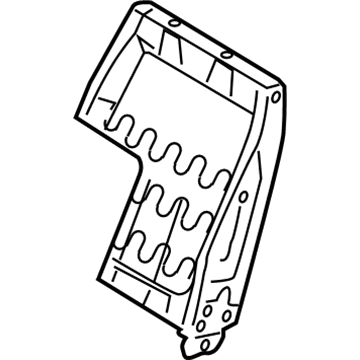 Hyundai 88410-0W700 Frame&Spring G Assembly-Front Seat Passenger