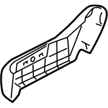 Hyundai 88060-0W600-HZ Shield Cover-Front Outer Passenger