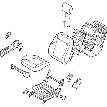 Hyundai 88020-0W600-MKR Seat Assembly-Passenger