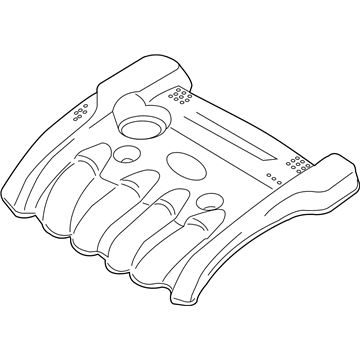 Kia 2924025250 Engine Cover Assembly