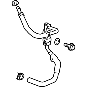 GM 12671412 Water Hose Assembly