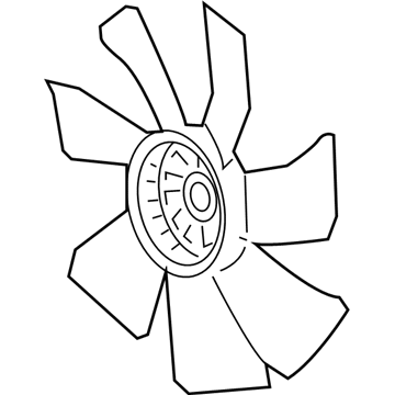 Honda 38611-R1A-A02 Fan, Cooling