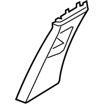 BMW 51-43-7-376-891 COVER, B-COLUMN UPPER LEFT