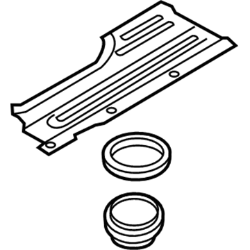 Hyundai 84115-3T000 Under Cover Assembly-Floor Front, LH