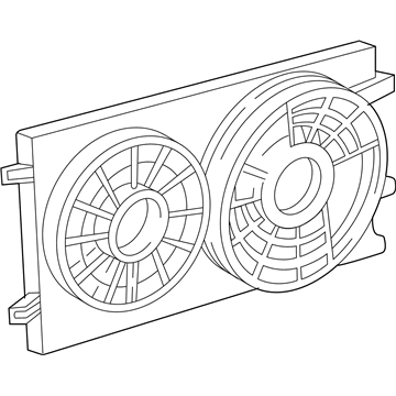 Ford 5F2Z-8C607-CB Fan Assembly