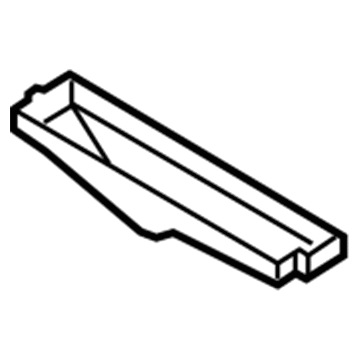 Hyundai 97258-A5000 Insulation-Evaporator, Lower