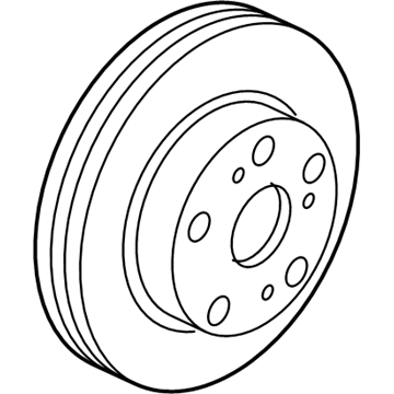Acura 42510-TK8-A01 Disk, Rear Brake Drum (Inner)