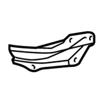 Lexus 55137-12030 Brace, Dash To Frame, RH
