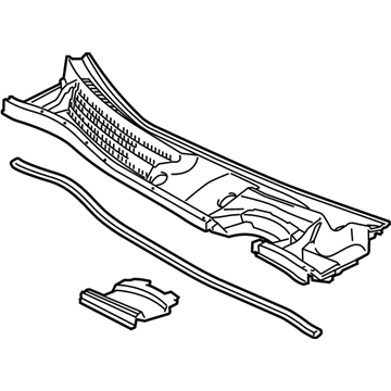 Lexus 55708-75020 Louver Sub-Assy, Cowl Top Ventilator
