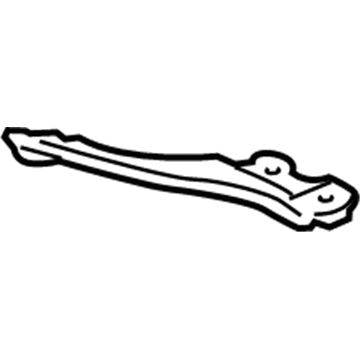 Lexus 53715-75010 Extension, Front Fender Apron, Rear RH
