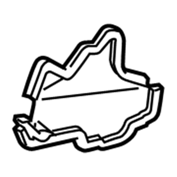 Lexus 55734-75020 Plate, Water Guard