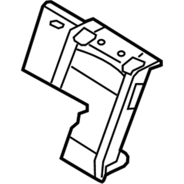 BMW 52-20-7-170-276 Left Backrest Upholstery