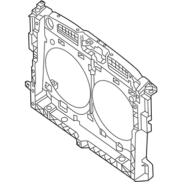 Nissan 62500-3JA0B Support Assembly - Radiator Core