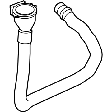 BMW 61-66-7-135-409 Filler Pipe, Wash Container