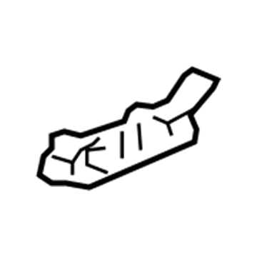 Honda 71193-S5A-003 Spacer, R. FR. Bumper Side