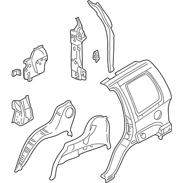 Mopar 5072886AC Panel-Quarter