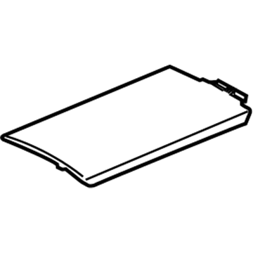 BMW 52-20-7-269-430 Cover, Armrest, Leather, Rear Middle