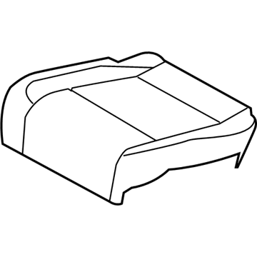 BMW 52-20-7-355-061 Leather Cover For Basic Seat Left