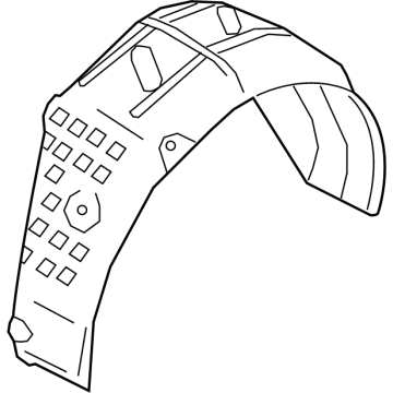 Kia 86821D4000 Guard Assembly-Rear Wheel