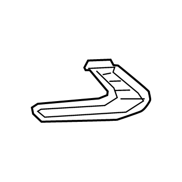 Hyundai 86563-F3000 Cover-Front Bumper Blanking, LH