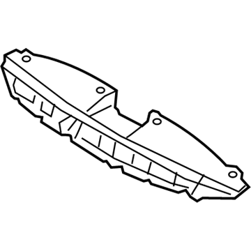 Hyundai 86356-F3000 Garnish Assembly-Radiator Grille, Upper