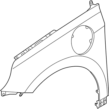 Hyundai 66310-G7000 Panel-Fender, LH