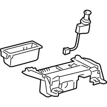 Lexus 74102-53020 Box Sub-Assy, Front Ash Receptacle