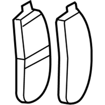Ford 8L2Z-2V001-B Front Pads