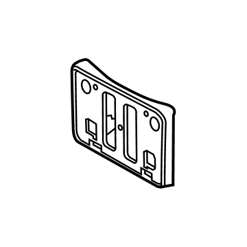 Toyota 52114-33410 License Bracket